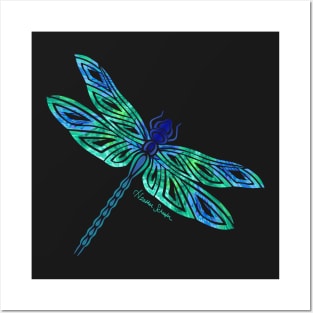 Tribal Dragonfly Posters and Art